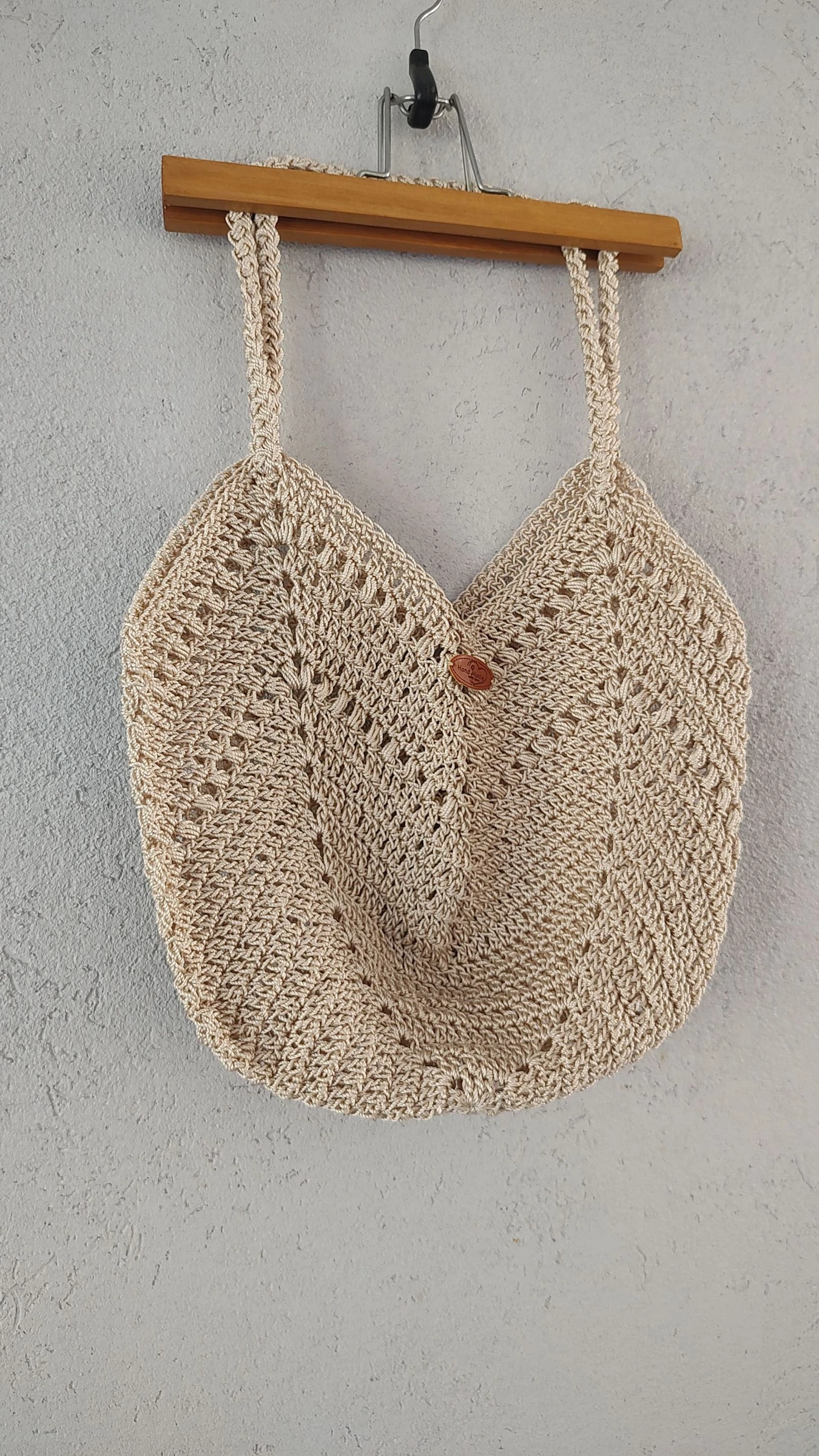 Boho Summer Nylon Crochet Tote Bag – photo 4